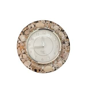 Sands Of Time Seashell Battery Operated Wall Clock Works